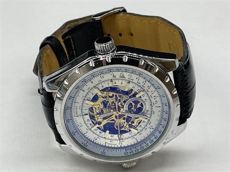 AUTOMATIC MENS SKELETON WATCH (WORKING)