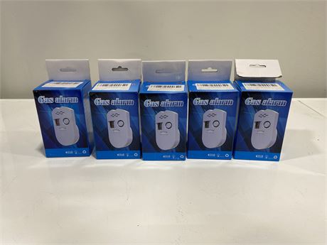 5 NEW GAS ALARMS