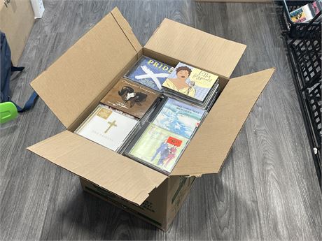 LARGE BOX FULL (APPRX 180) MISC CDS - CLEAN