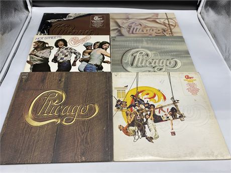6 CHICAGO RECORDS - GOOD (G)
