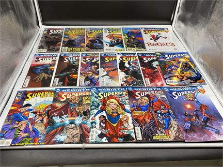 18 SUPERMAN / SUPERGIRL COMICS