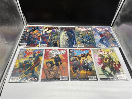 9 ASSORTED XTREME X-MEN ISSUES