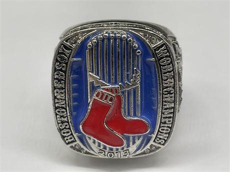 RED SOX REPLICA WORLD CHAMPIONSHIPS RING