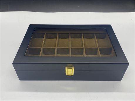 WATCH BOX FOR 12 WATCHES - 12” X 8”