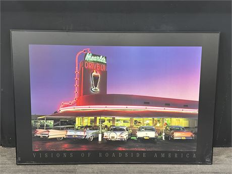 MEARLE’S DRIVE IN LIGHT UP PRINT - NEVER USED (36”X24”)