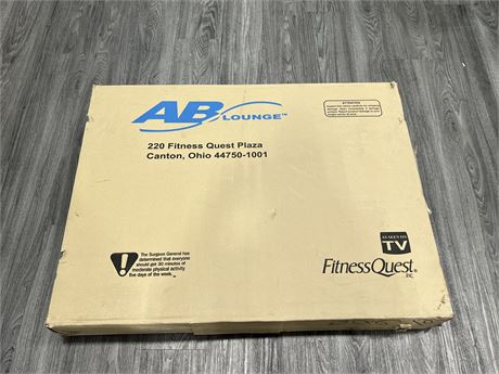 NEW IN BOX AB LOUNGE BY FITNESS QUEST