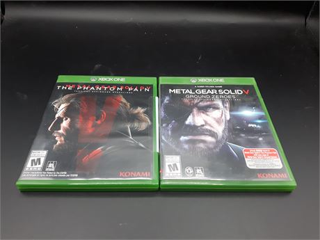METAL GEAR SOLID V & PHANTOM PAIN - XBOX ONE - VERY GOOD CONDITION
