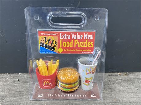 MCDONALD’S EXTRA VALUE MEAL FOOD PUZZLE IN PACKAGE (TALLEST 6”)