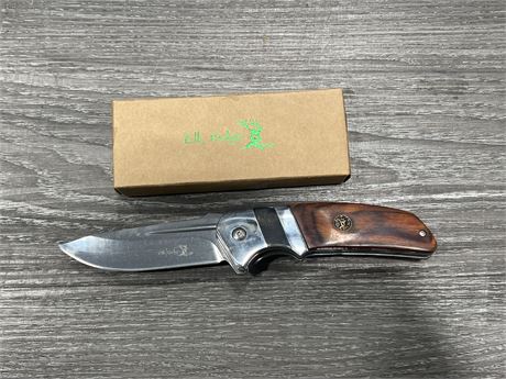 NEW ELK RIDGE FOLDING KNIFE - 4” BLADE