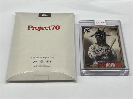 2021 PROJECT 70 BABE RUTH “THE GOAT” CARD