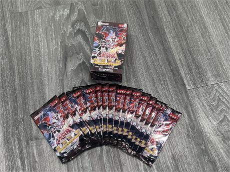 15 SEALED YU-GI-OH CARD PACKS