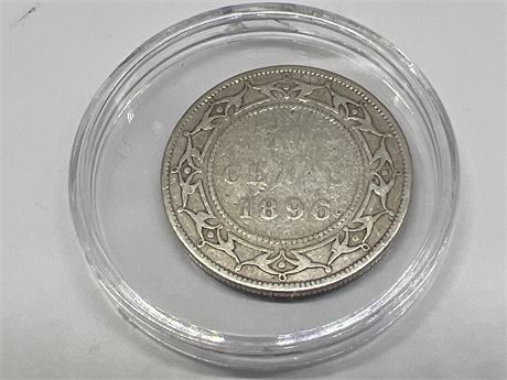1896 CDN SILVER 50 CENT COIN