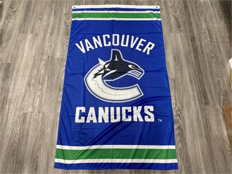 LARGE NEW CANUCK BANNER (NEVER USED)