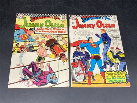 SUPERMANS PAL JIMMY OLSEN #96 & #91