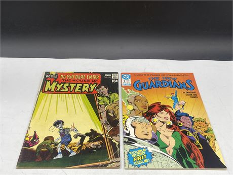 DO YOU DARE ENTER THE HOUSE OF MYSTERY #191 & THE NEW GUARDIANS #1