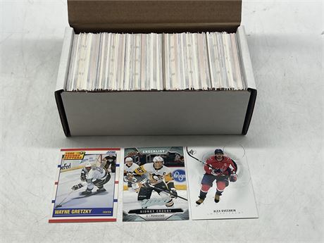 400 NHL CARDS - MANY STARS & ROOKIES