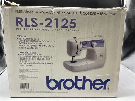 IN BOX BROTHER LS-2125 SEWING MACHINE EXCELLENT WORKING CONDITION