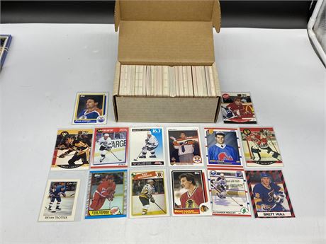 ~400 NHL CARDS MOSTLY 1990s - INCLUDES SOME STARS & ROOKIES