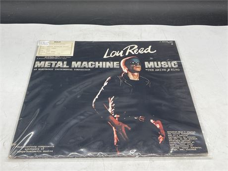RARE 1975 PRESS - LOU REED - METAL MACHINE MUSIC - NEAR MINT (NM)