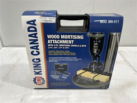 (NEW) KING CANADA WOOD MORTISING ATTACHMENT