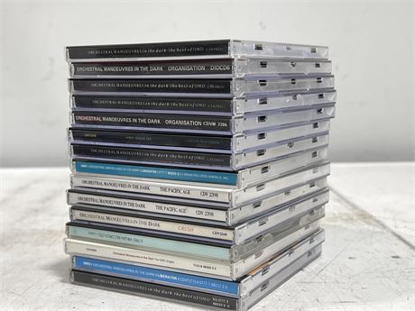 15 OMD CDS NEW WAVE - EXCELLENT TO NM