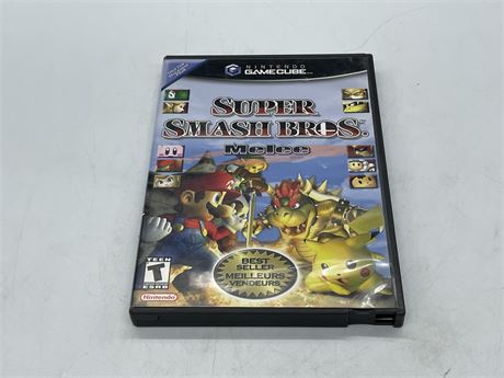 SUPER SMASH BROS MELEE - GAMECUBE - COMPLETE WITH MANUAL