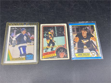 3 MISC. ROOKIE CARDS