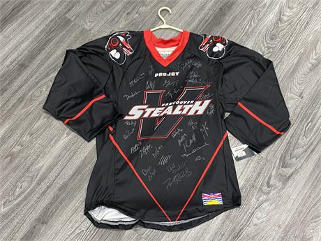 (NEW) TEAM SIGNED VANCOUVER STEALTH JERSEY