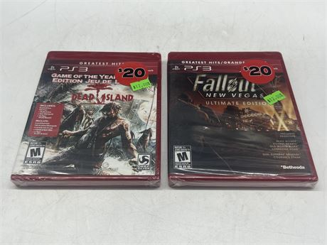 2 SEALED PS3 GAMES