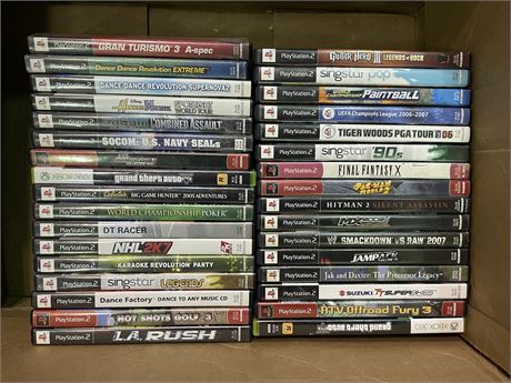 ~35 PS2 GAMES