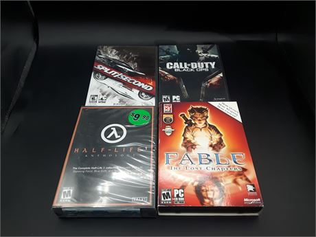 COLLECTION OF PC GAMES