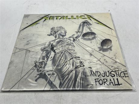METALLICA - AND JUSTICE FOR ALL 2LP 180G - NEAR MINT (NM)