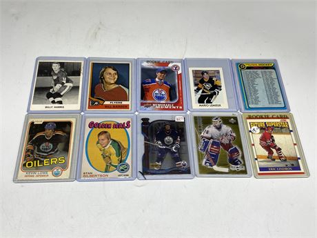 10 MISC NHL CARDS INCLUDING ROOKIE MCDAVID