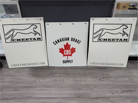 2 CHEETAH MUD FLARS & SINGLE CANADIAN BRAKE SUPPLY (30"x24")