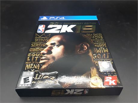 NBA 2K19 20TH ANNIVERSARY - VERY GOOD CONDITION - PS4 (MAY NOT HAVE DLC)