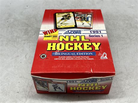 36 UNOPENED 1991 NHL SCORE PACKS