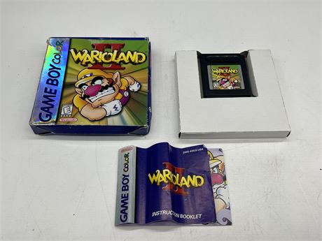 WARIOLAND 2 - GAMEBOY COLOUR W/INSTRUCTIONS & BOX
