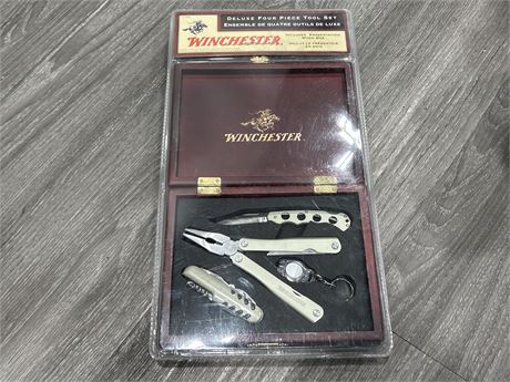 WINCHESTER DELUXE 4 PIECE TOOL SET - NEW/SEALED