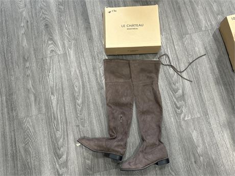 (NEW) WOMENS LE CHATEAU BOOTS - SIZE 38 - RETAIL $129