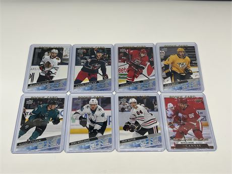 (8) 20-21 UD YOUNG GUN ROOKIES