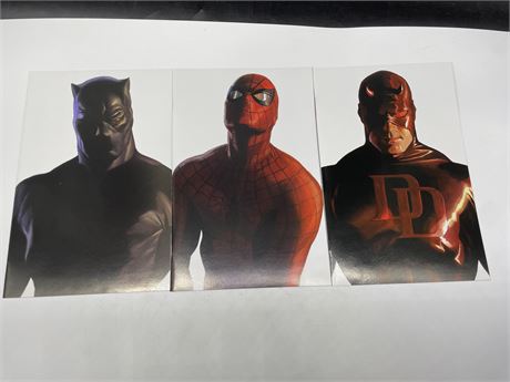3 MARVEL VARIANT EDITION COVERS DAREDEVIL, THE AMAZING SPIDER-MAN, & AVENGERS