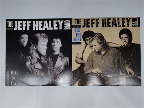 2 JEFF HEALEY RECORDS (good condition)