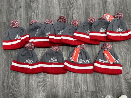 12 NEW 2010 OLYMPIC TOQUES