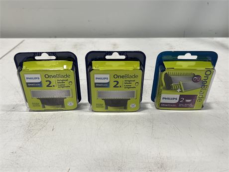 3 NEW PHILLIPS ONE BLADES