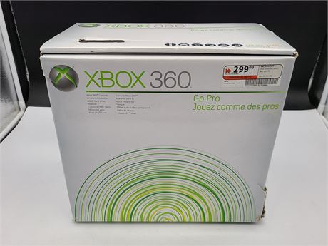 IN BOX XBOX 360 GO PRO COMPLETE