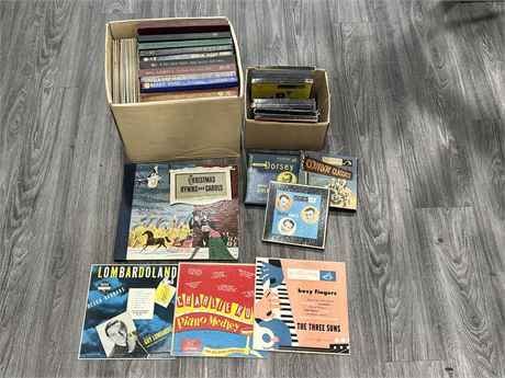 LOT OF 78/45RPM RECORDS