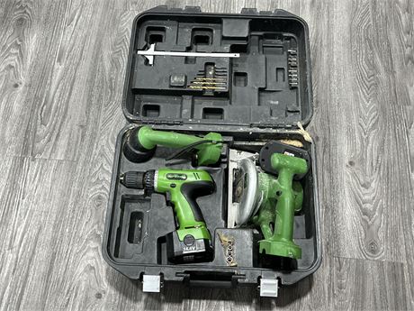 SUPERIOR TOOL KIT W/BATTERIES - NEED BATTERY CHARGER