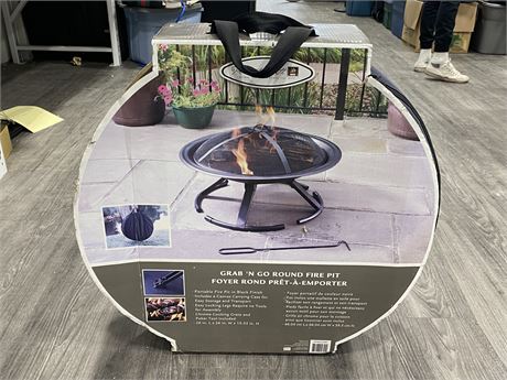 NEW FIRE PIT BY PLEASANT EARTH - UNUSED (SPECS IN PHOTOS)