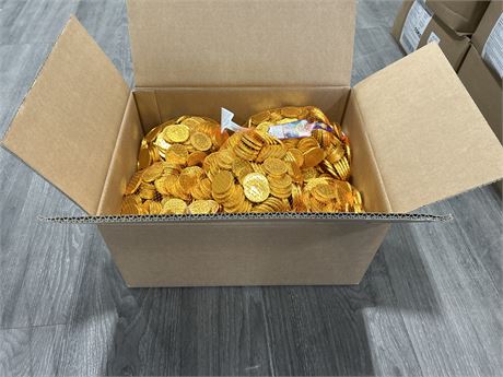 10KG BOX OF MILK CHOCOLATE COINS