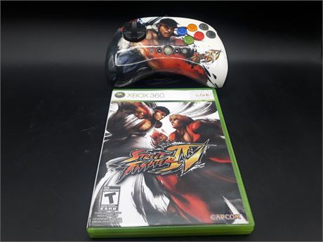 STREET FIGHTER IV WITH CONTROLLER - VERY GOOD CONDITION - XBOX 360